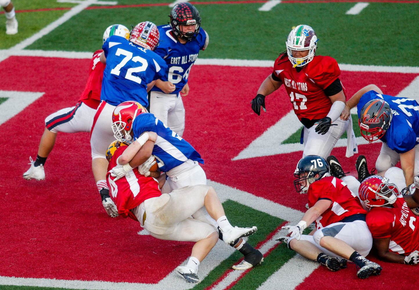 East West allstar football game