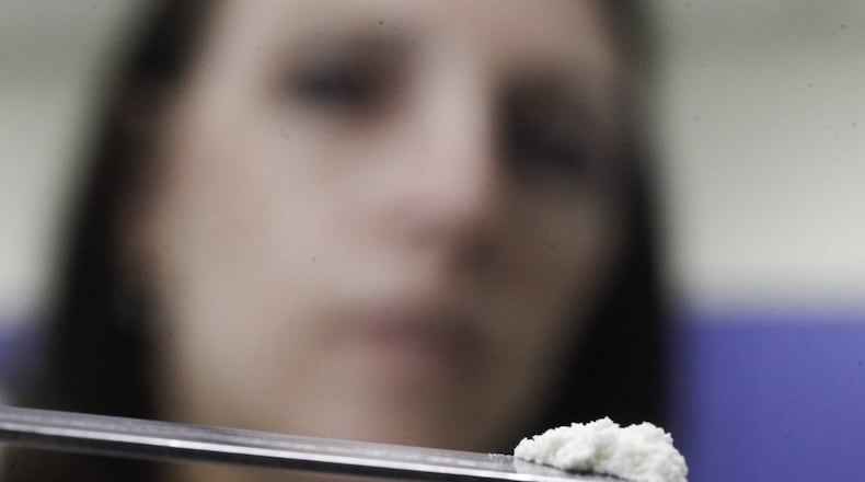 For the first time, two deaths were caused by heroin cut with carfentanil, a synthetic that provides drug users a stronger, longer high, according to the Butler County Coroner’s Office.