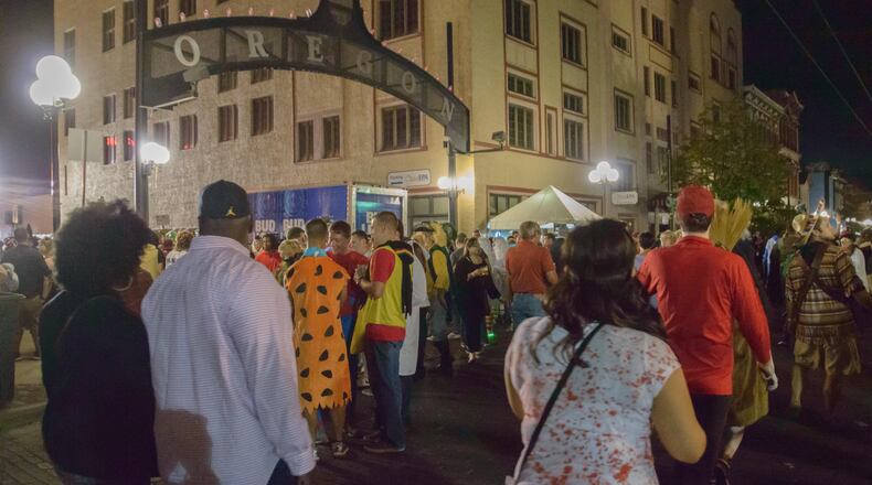 Hauntfest, downtown Dayton's annual Halloween celebration and street party along Fifth Street, has been canceled for 2020 due to ongoing safety concerns around the spread of COVID-19. TOM GILLIAM/CONTRIBUTED