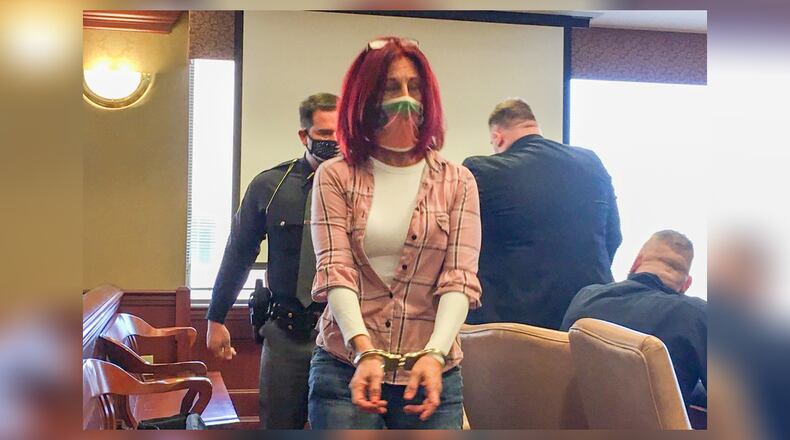 Samantha Harvey of Hamilton was sentenced to 66 months in prison for the May crash in Fairfield that seriously injured two Edgewood High School students. She pleaded guilty to aggravated vehicular assault and vehicular assault. LAUREN PACK / STAFF