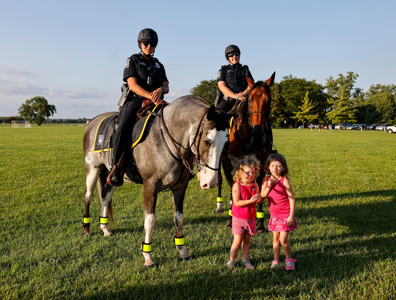 080222 middletown police horses