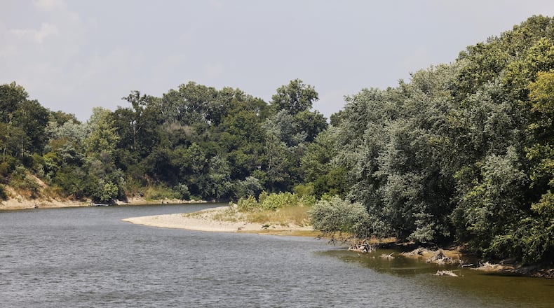 The Great Miami River in Fairfield. NICK GRAHAM / STAFF