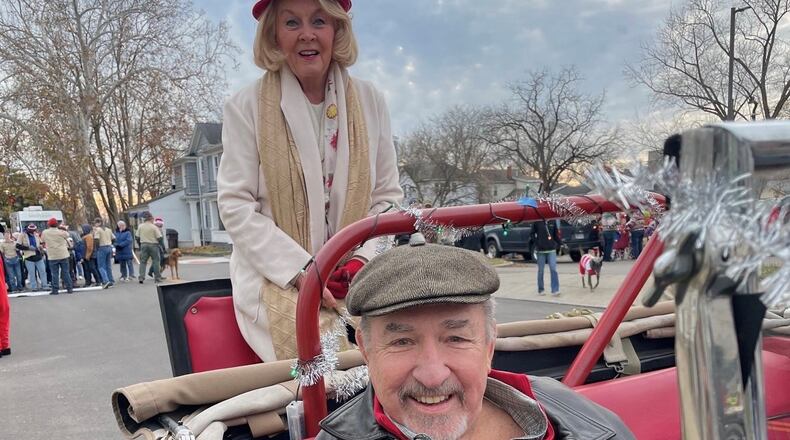 Frances and Dan Sack, of Middletown, served as grand marshals of the Santa Parade last week in Middletown. SUBMITTED PHOTO