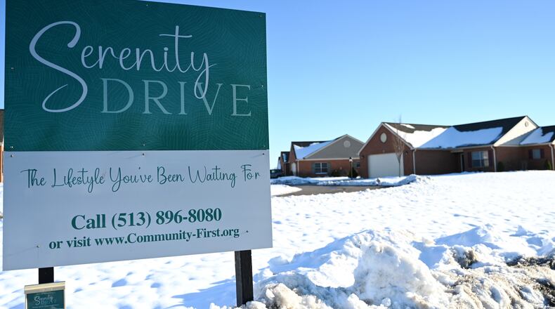 The latest and largest expansion at Berkeley Square is set to be completed by Jan. 31, 2025, after about 18 months of construction. Serenity Drive two dozen new homes with all but five already sold. MICHAEL D. PITMAN/STAFF