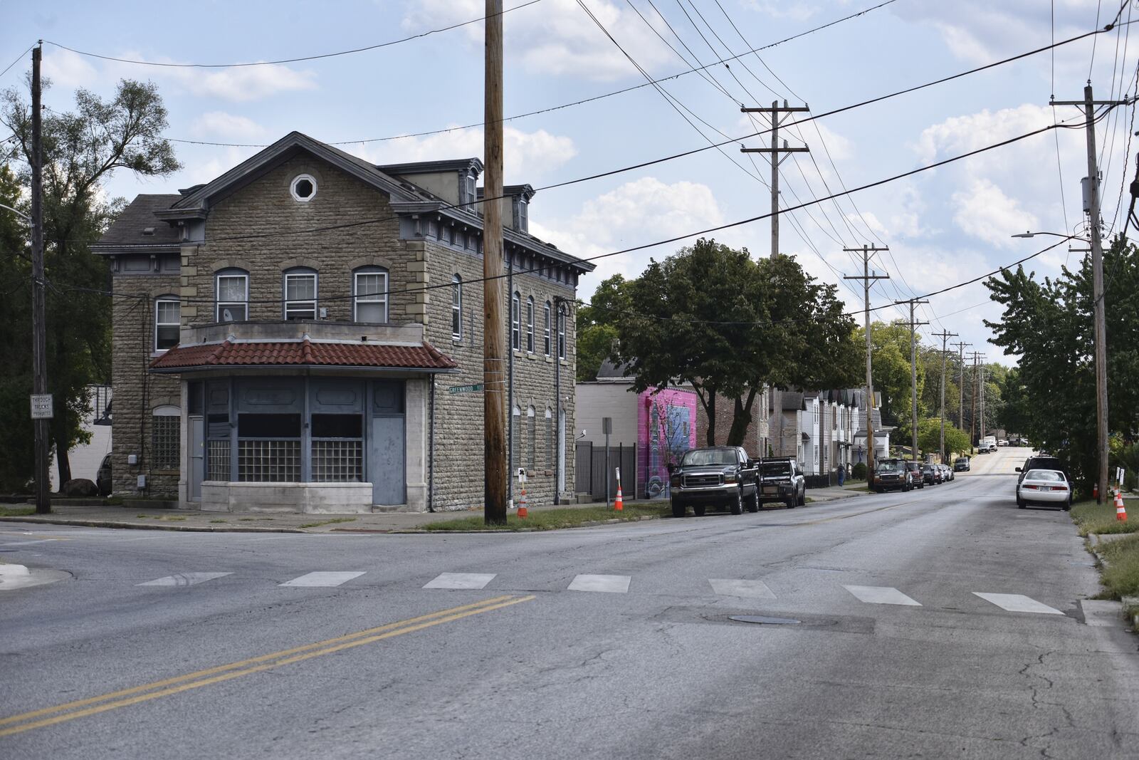 A plan created by Miami University urban planning students to revitalize Hamilton's North End neighborhood focuses largely on Heaton Street, which is an entryway into the city from the northeast. NICK GRAHAM/STAFF