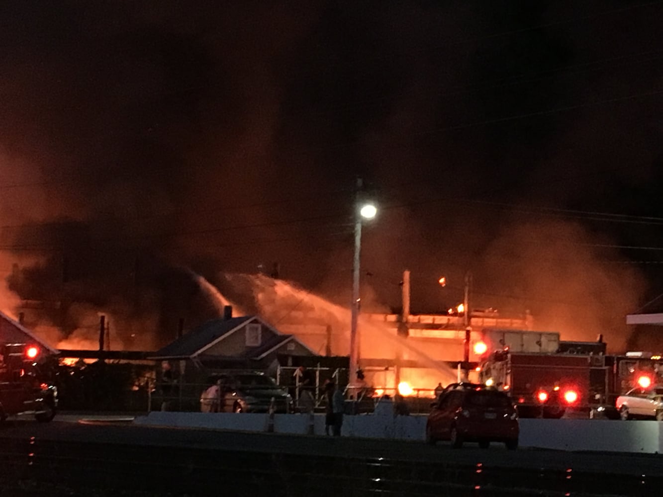 Hamilton warehouse fire