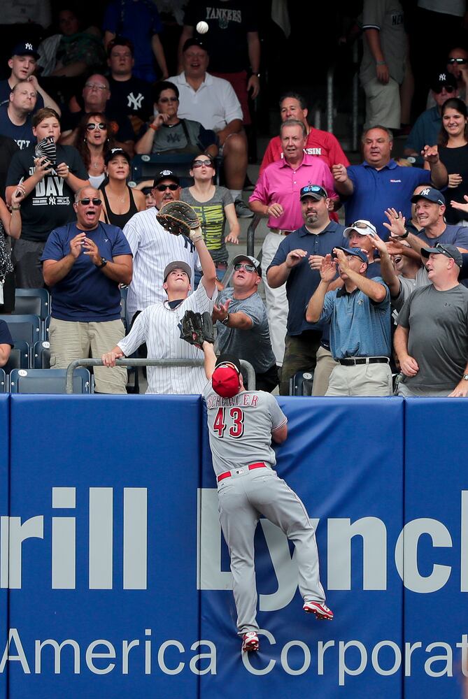 Reds fall to Yankees