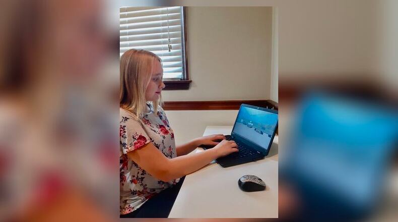 Madison Schools 7th grader Lyla Comer spent part of her summer break as a digital banking officer avatar in a new program designed to encourage teenage girls to consider traditionally male-dominated STEM careers. (Provided Photo\Journal-News)