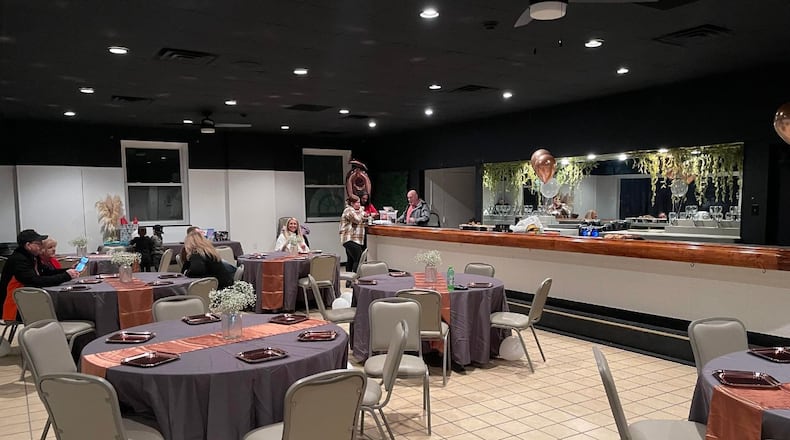 Onyx and Ivory event center is still under construction on Second Street in Hamilton. Owners say it will open soon. CONTRIBUTED