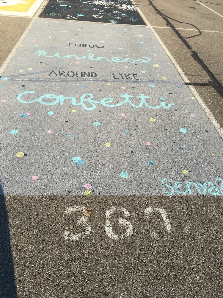 Lakota West senior parking spaces