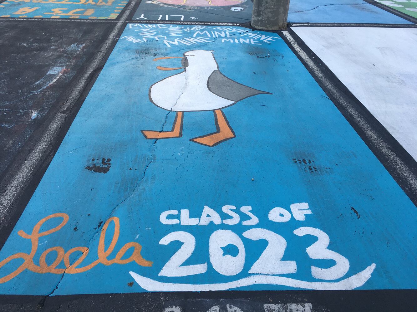 Ross senior parking lot spaces