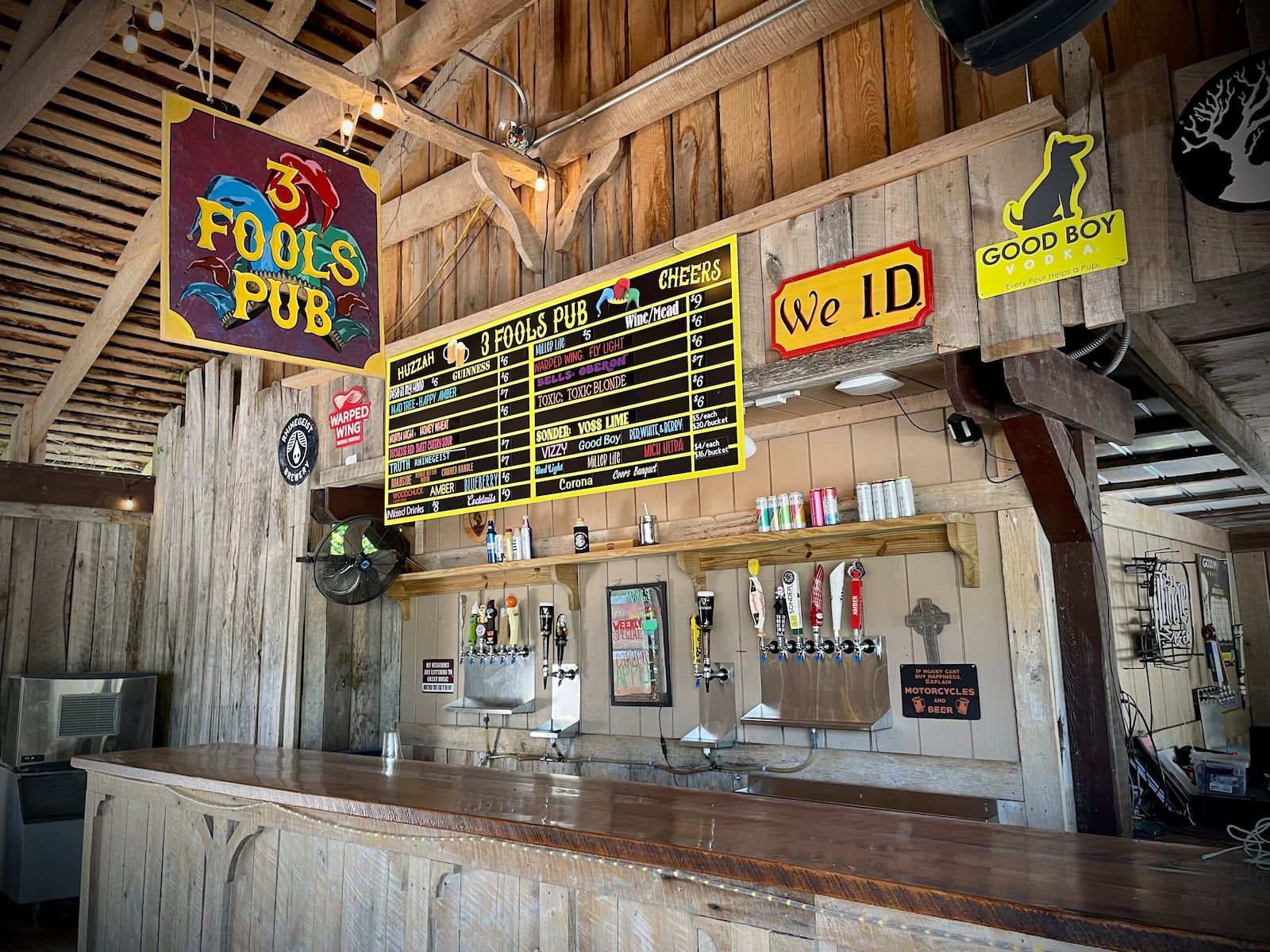 3 Fools Pub is connected to 1572 Roadhouse Bar-B-Q at the Ohio Renaissance Festival. NATALIE JONES/STAFF