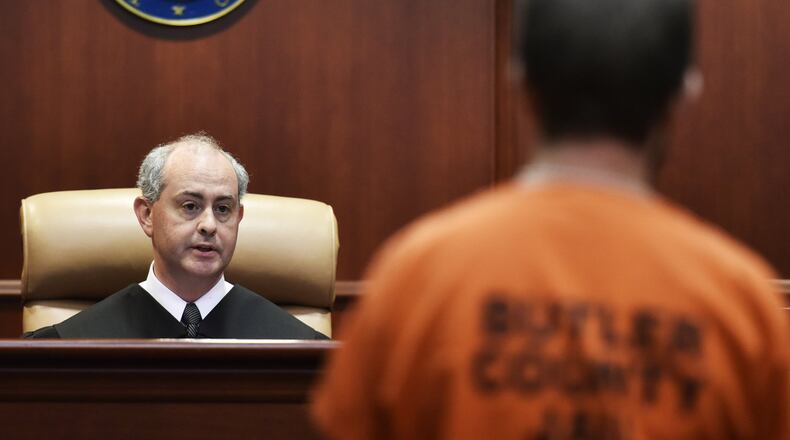 Butler County Common Pleas Court Judge Greg Stephens wants the federal court to set aside the $1.1 million judgement against him or grant him a new trial in the federal lawsuit by a former magistrate he fired. NICK GRAHAM/STAFF