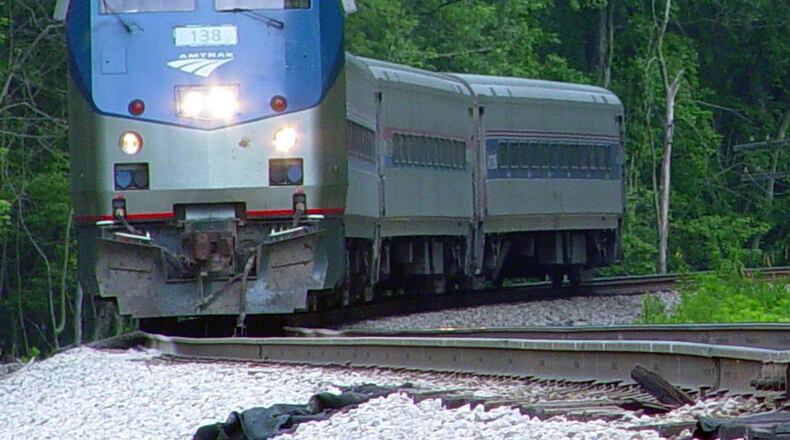 Amtrak train.