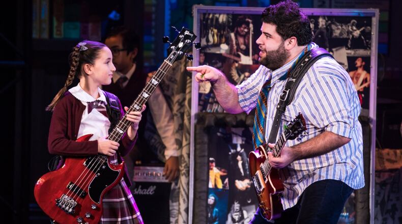 Theodora Silverman and Rob Colletti in the School of Rock Tour. CONTRIBUTED PHOTO BY MATTHEW MURPHY
