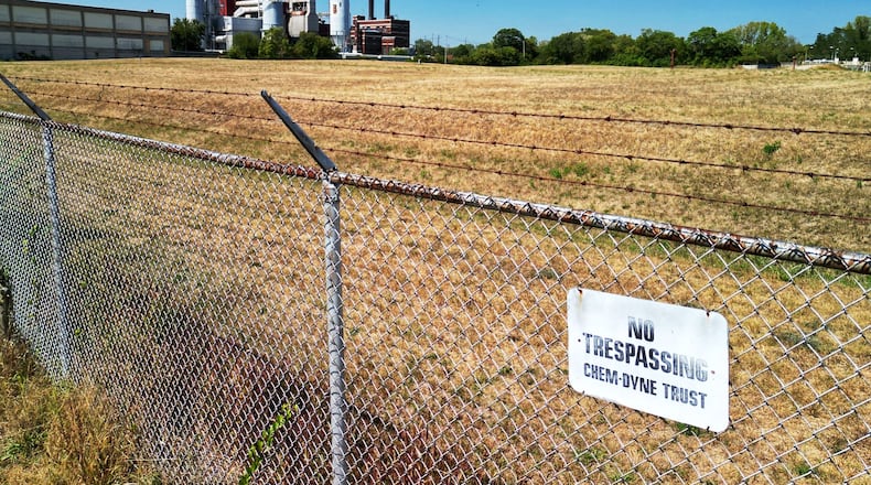 The U.S. Environmental Protection Agency issued earlier this year an Explanation of Significant Differences report on the Chem-Dyne Superfund site. They then advertised an announcement where the public can access this ESD report, which outlines the changes to the cleanup. Pictured is the Chem-Dyne site at 500 Joe Nuxhall Boulevard on Sept. 10, 2024. NICK GRAHAM/STAFF