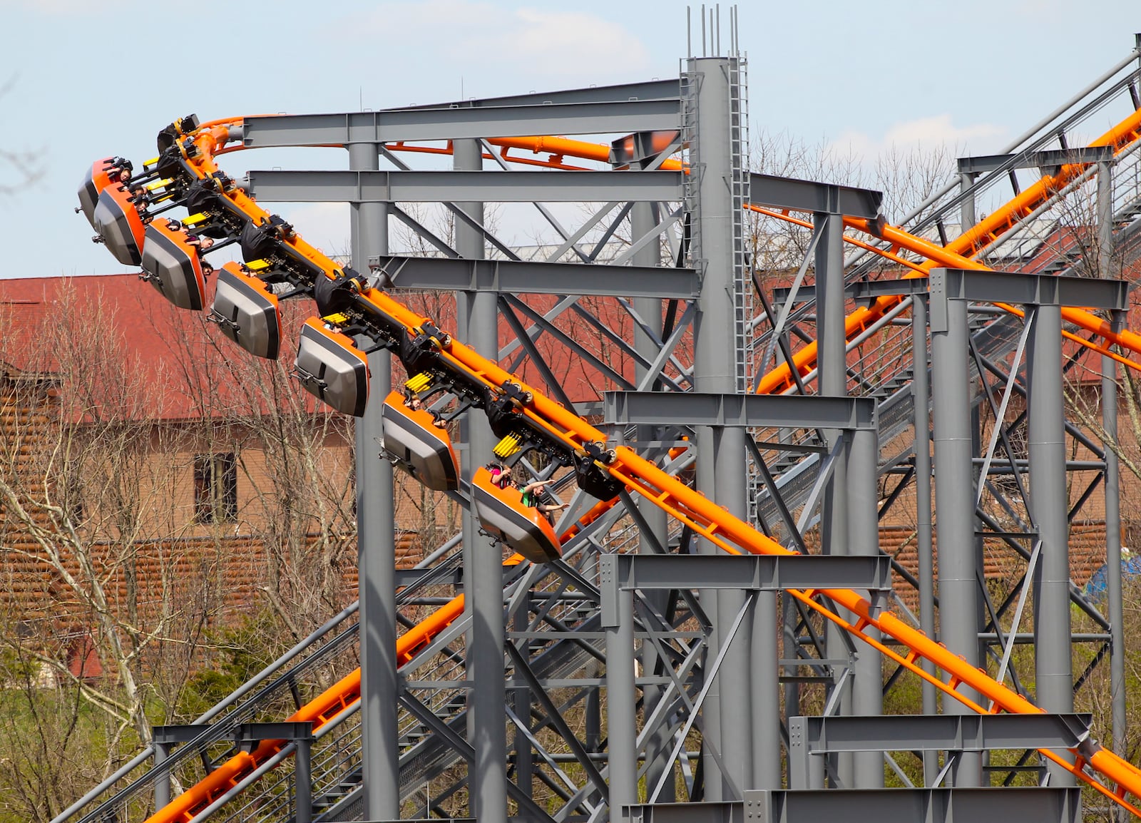 The Bat at Kings Island on opening day, Friday, April 18, 2014. GREG LYNCH / STAFF