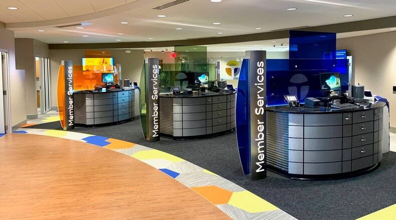 Telhio Credit Union will celebrate its newly renovated branch at 950 Deis Drive with a grand reopening ribbon-cutting event at 10 a.m. Tuesday, Jan. 21, 2020. The new location includes a community room that may be used by area organizations free of charge after banking hours. CONTRIBUTED