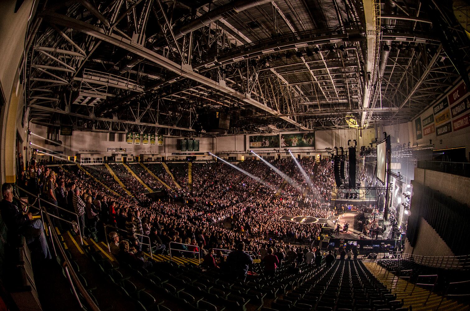 Country Music superstars the Zac Brown Band rocked the Wright State University's Nutter Center