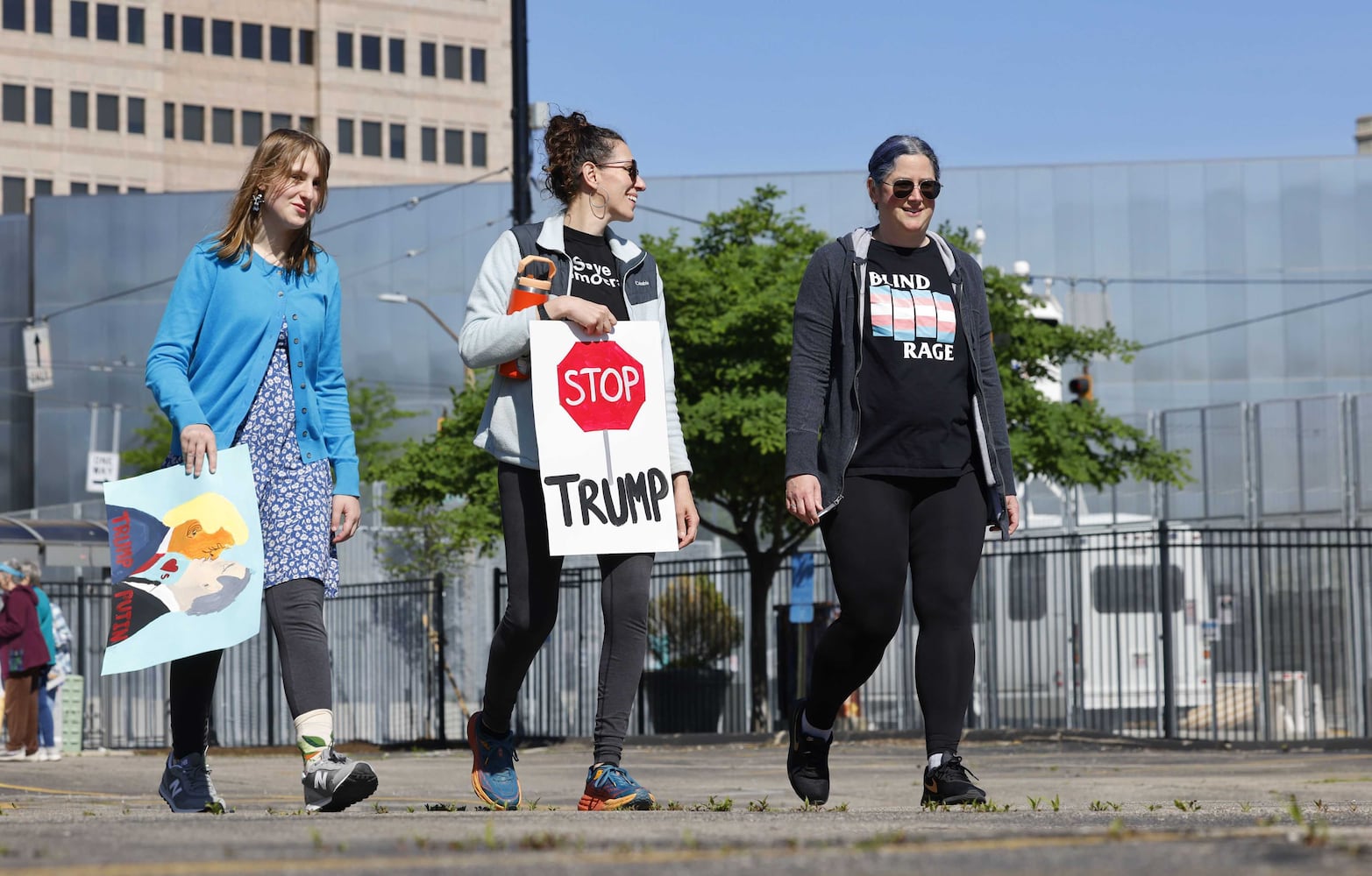 NATO protesters First Amendment zone