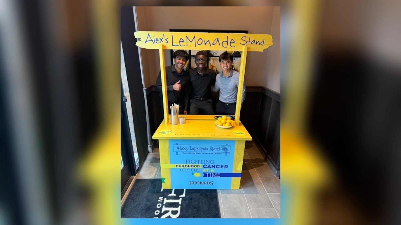 Firebirds partners with Alex's Lemonade Stand Foundation to raise money for childhood cancer research. PROVIDED.