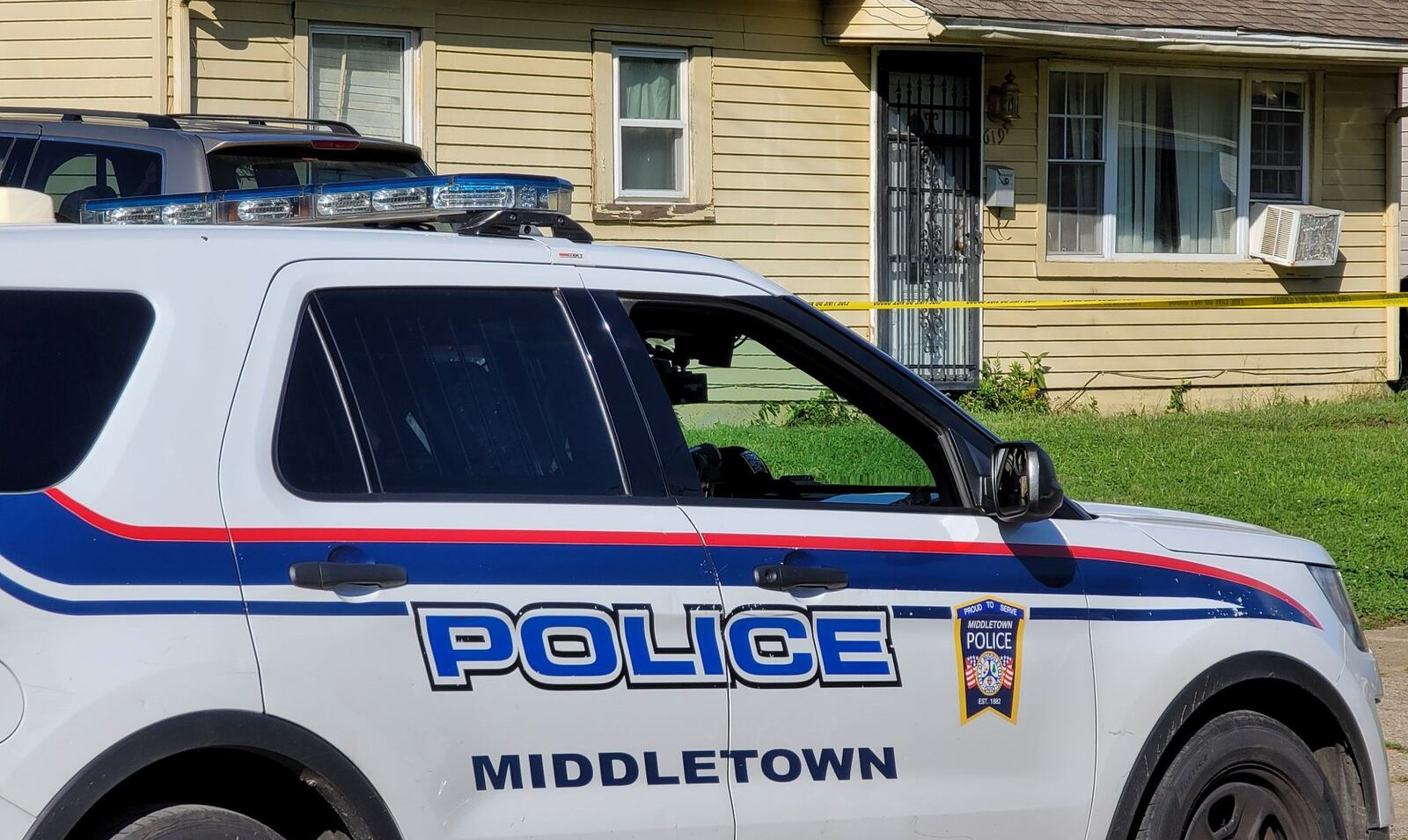 Middletown police are investigating a shooting of two teens this afternoon on Louis Place. NICK GRAHAM / STAFF