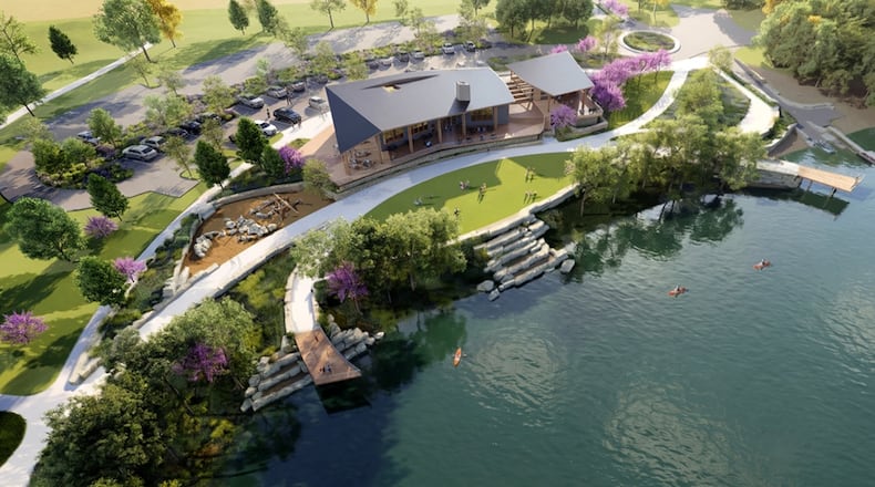 A view of the vision of the improved Marsh Park in Fairfield. CONTRIBUTED