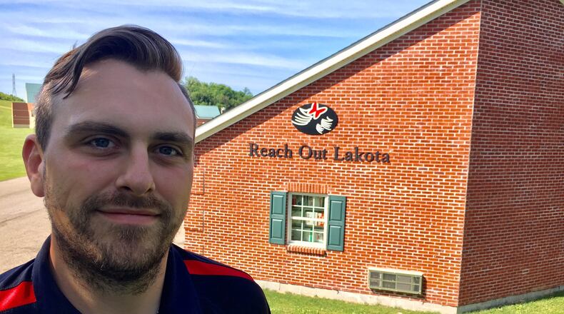 For the first time, the annual Reach Out Lakota food drive will now include a competition outside of the Lakota Schools’ borders. Besides the usual Lakota East vs Lakota West high school competition, Lakota as a whole will be competing with Hamilton and Mason schools’ food drives, says Peyton Gravely, director of fundraising for Reach Out Lakota. MICHAEL D. CLARK/STAFF