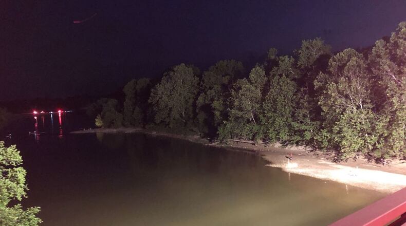 Crews from Butler and Hamilton counties search for a 47-year-old man missing in the Great Miami River. The body of Rodney Zehr, 47, of Ross Twp., was found Sunday. PHOTO: WCPO