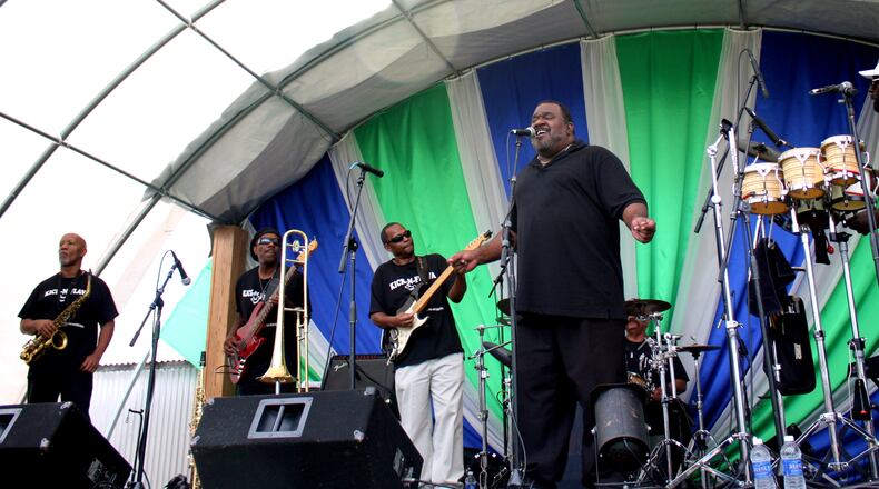 Kick-N-Flava of Dayton is returning for the band s fourth performance at the Ohio Fish & Shrimp Festival, which will be Sept. 16-18 at Freshwater Farms of Ohio, a mile north of Urbana. CONTRIBUTED