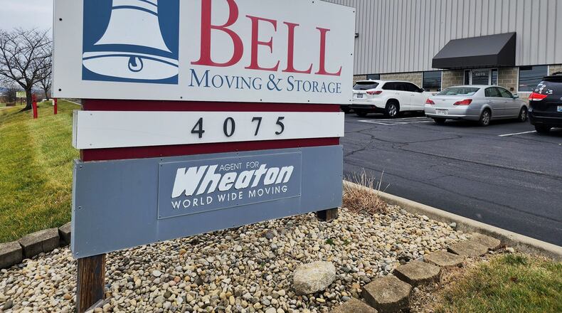 Bell Moving & Storage is marking 100 years in business. The family owned-business has served Ohio for a full century. Founded in 1922, the company is now in its fourth generation of being family owned and operated (though this generation is not related to the previous three generations). The current owners are the husband-and-wife team of Chris and Cassie Egan. NICK GRAHAM/STAFF