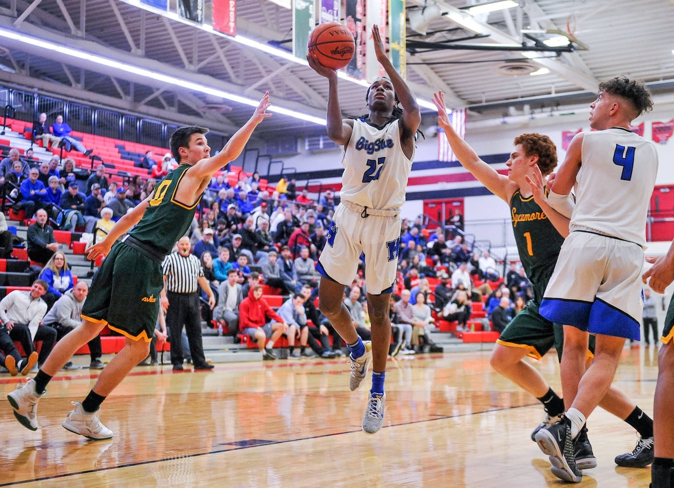 Hamilton vs Sycamore sectional basketball