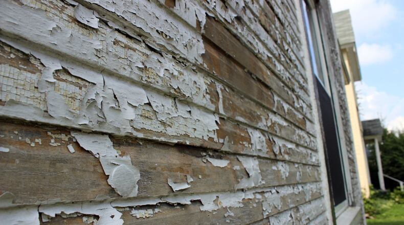 Chipping lead paint is dangerous, especially to young children who ingest the poison. FILE PHOTO