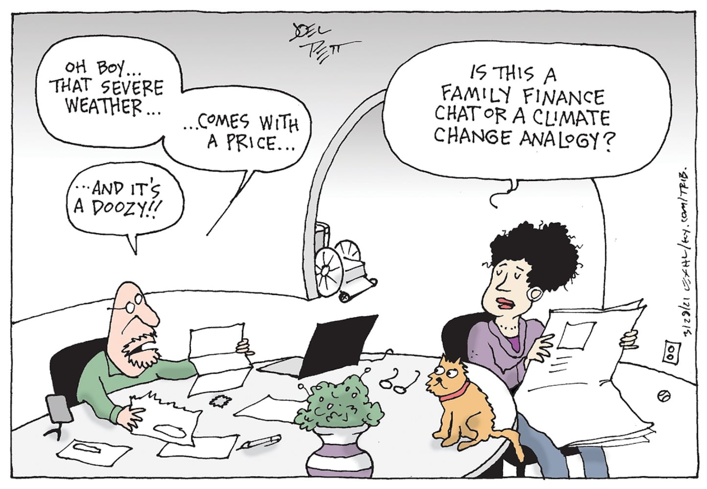 Week in cartoons: Biden press conference, Georgia voting rules and more