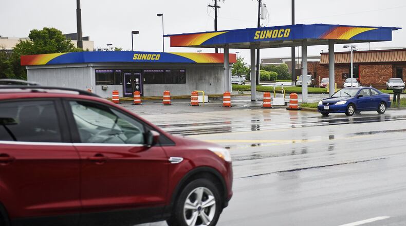 A now-closed Sunoco gas station on Tylersville Road just east of Interstate 75 in West Chester Twp. is set to be demolished by the end of the year to pave the way for the second phase of road widening efforts. NICK GRAHAM/STAFF
