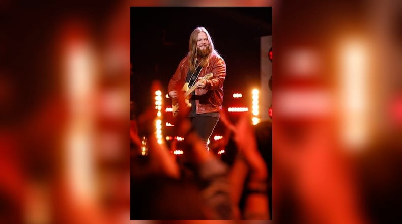 Chris Kroeze performs on Season 15 of "The Voice," which airs on NBC. CREDIT: Trae Patton/NBC