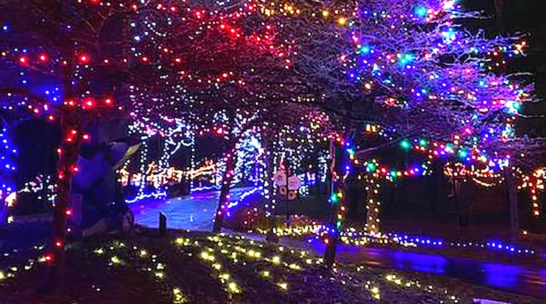 Holiday Lights on the Hill at Pyramid Hill offers guests a holiday light experience that brings art and nature together. The popular attraction will be open from Nov. 22 through Jan. 5. CONTRIBUTED