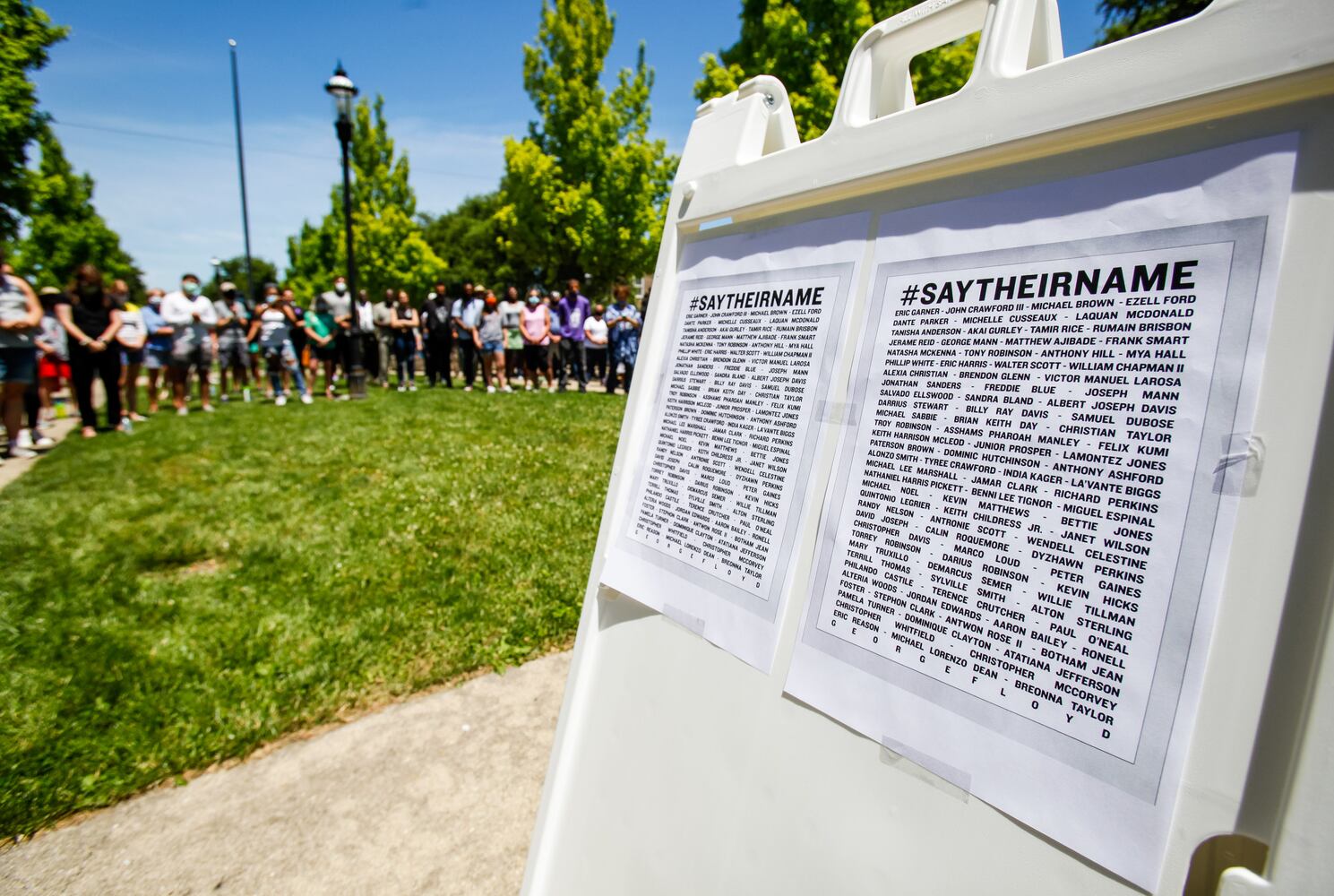 Prayer Vigil held at Bailey Square in Hamilton