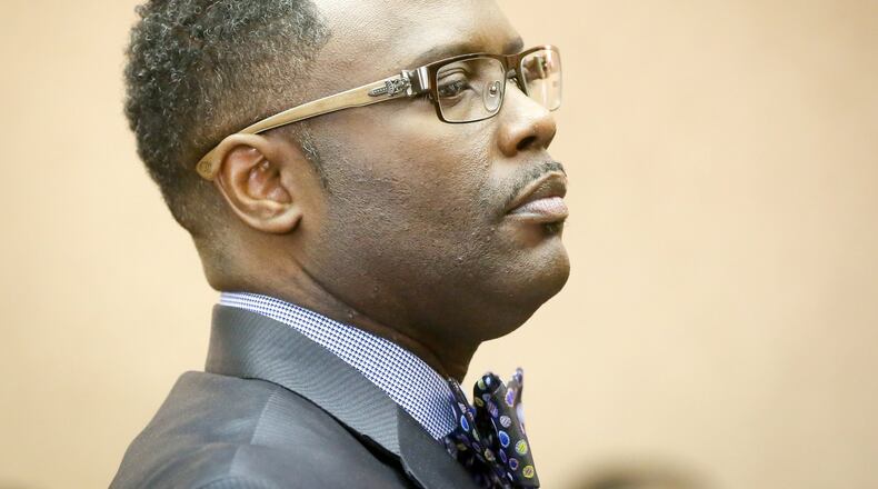 Anthony Houston is a Hamilton firefighter facing multiple felony charges for allegedly submitting forged medical documents. GREG LYNCH / STAFF