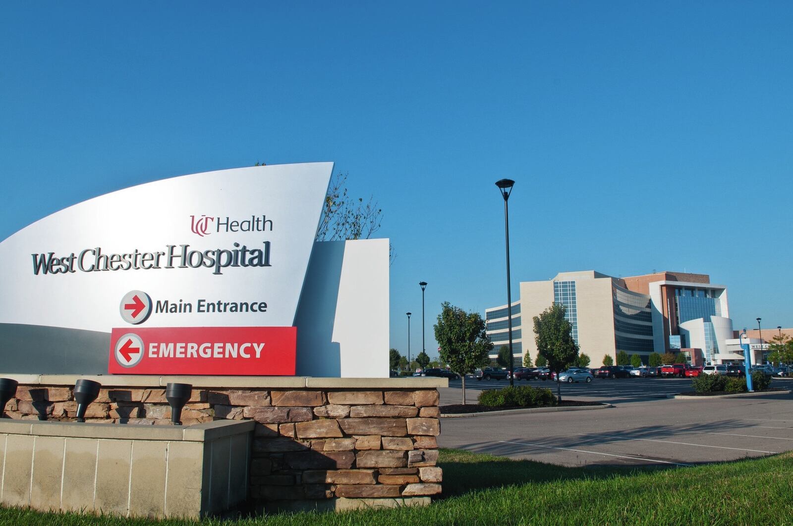 UC Health’s West Chester Hospital in West Chester Twp. The hospital is a level-three trauma center. GREG LYNCH/STAFF
