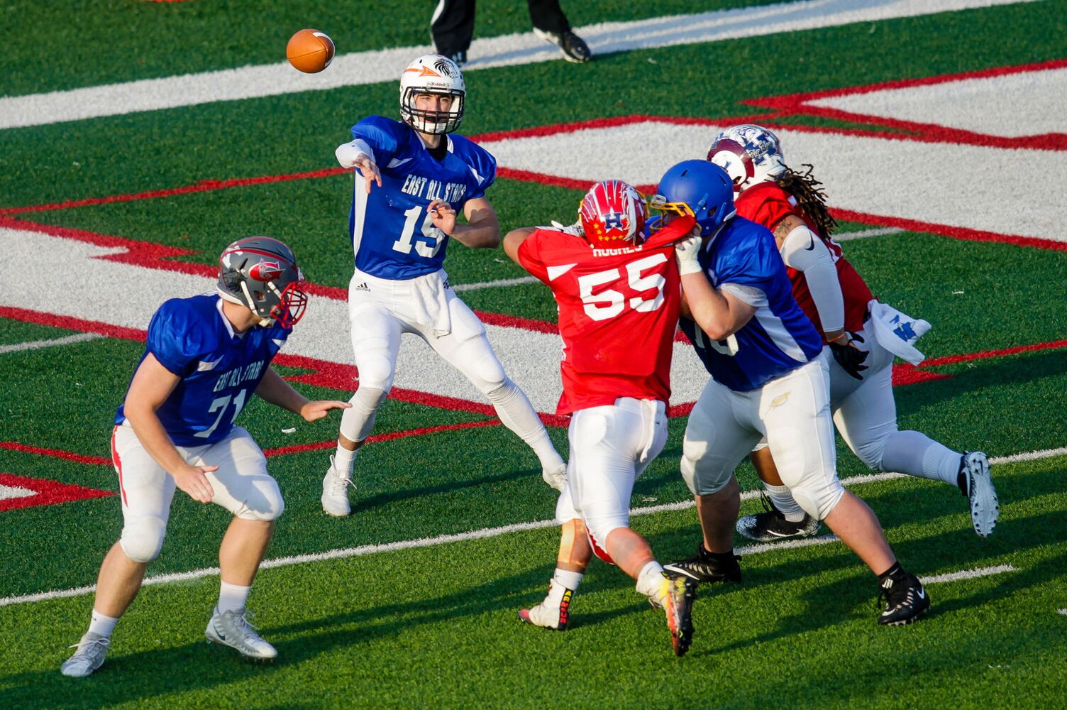 East West allstar football game
