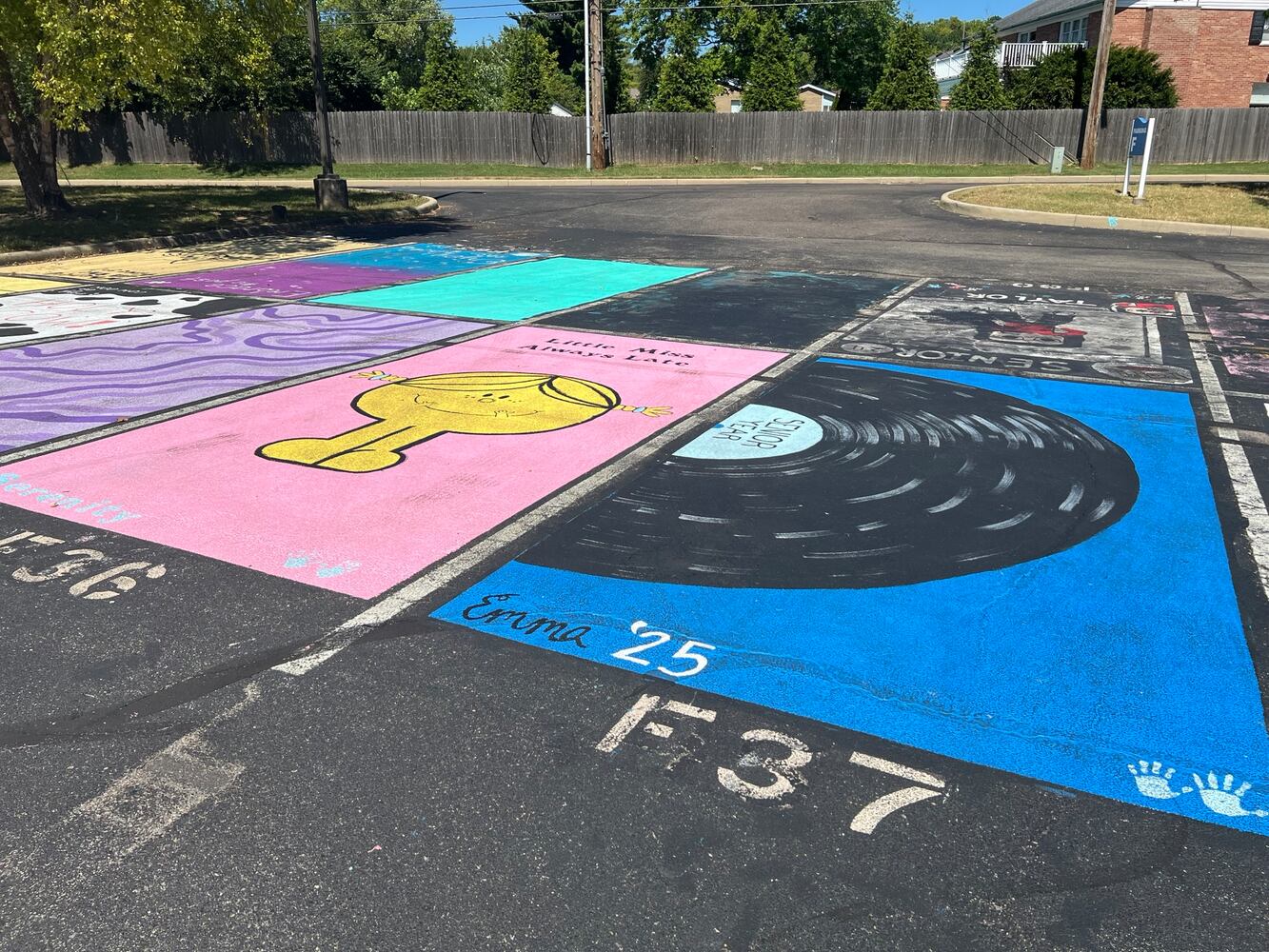 Hamilton high school senior parking lot spaces 2024