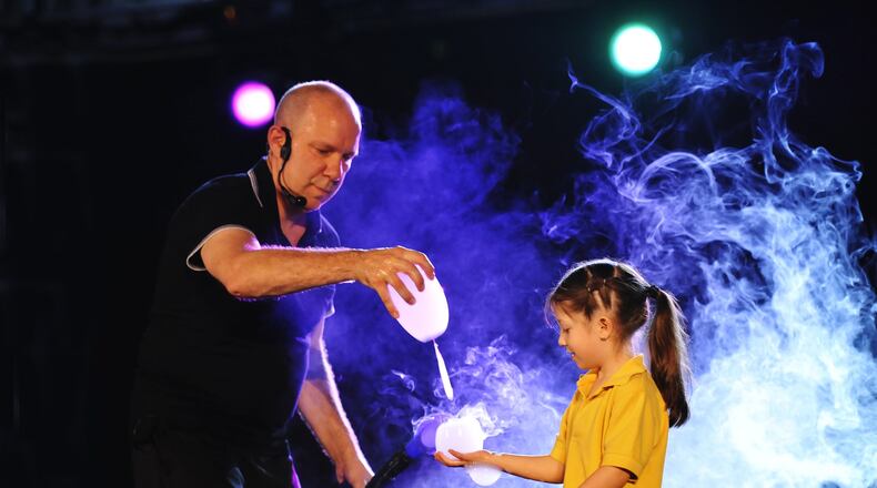 Jeff Boyer’s Big Bubble Bonanza will be on stage at the Fairfield Community Arts Center on Friday, Jan. 24 at 7 p.m. CONTRIBUTED