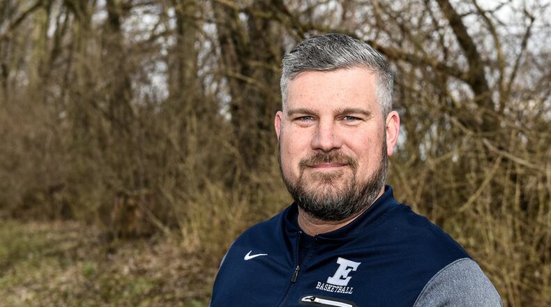 Rick Moore, an educational assistant at Edgewood Middle School, recently completed a concealed carry weapons class provided by the Butler County Sheriff’s Office for school staffers in Butler County. NICK GRAHAM/STAFF