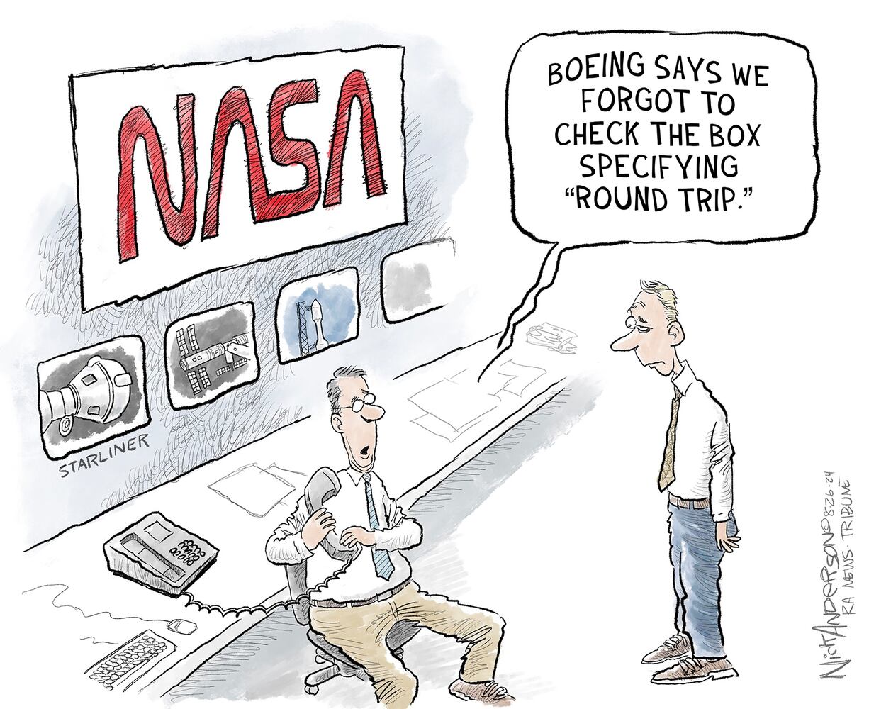 CARTOONS: Nick Anderson, Sept. 1, 2024