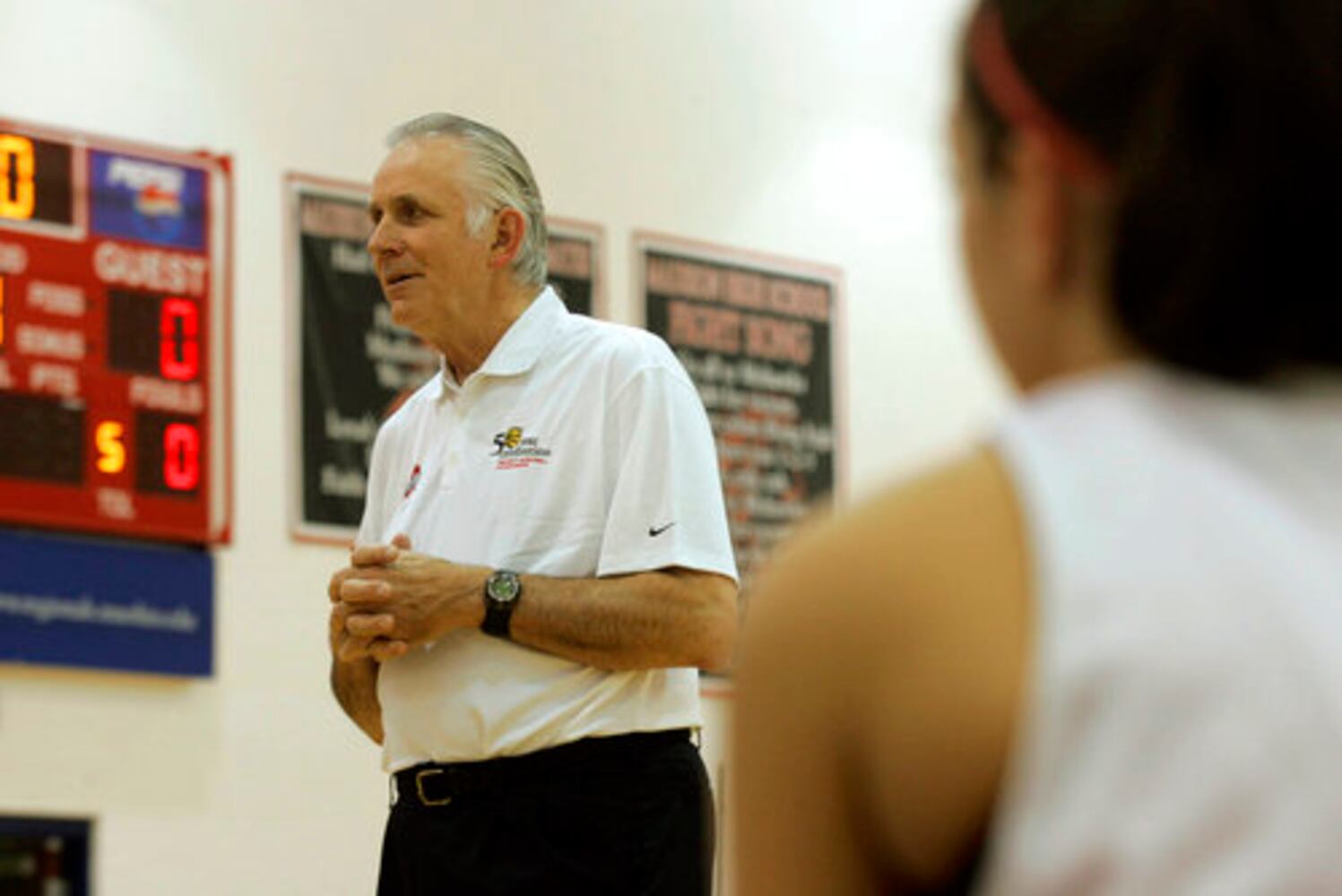Legend talks to Madison girls