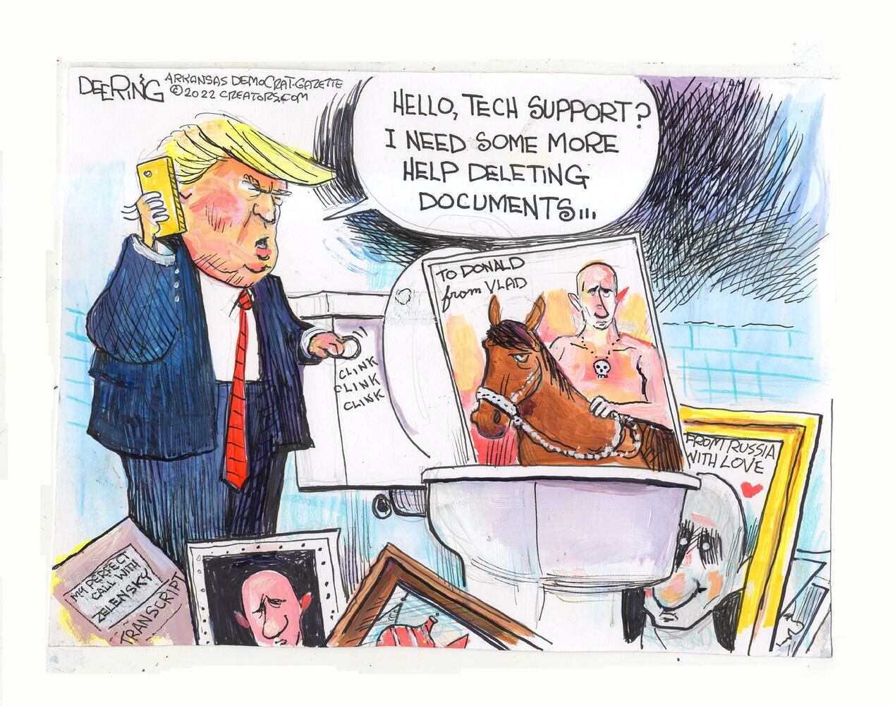 WEEK IN CARTOONS: Ukraine, Putin, baseball lockout and more