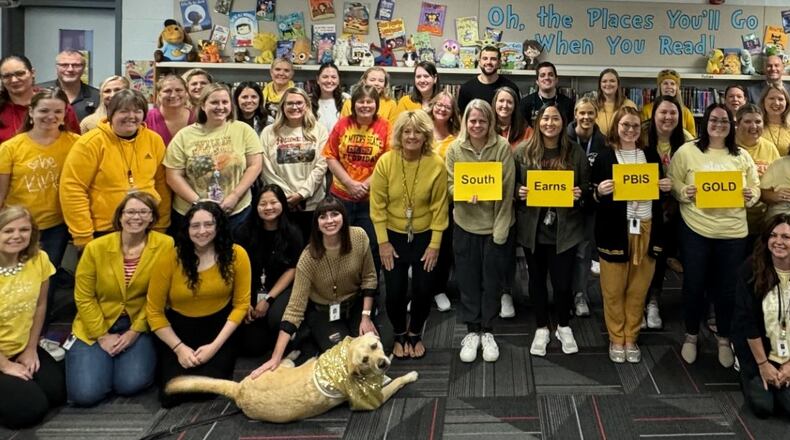 For the first time in the history of Fairfield Schools, the staff in one of its buildings has earned a state award for their care of students’ mental health. Fairfield South Elementary has won an Ohio Positive Behavior Intervention Supports (PBIS) Gold distinction, district officials recently announced. (Contributed/Journal-News)