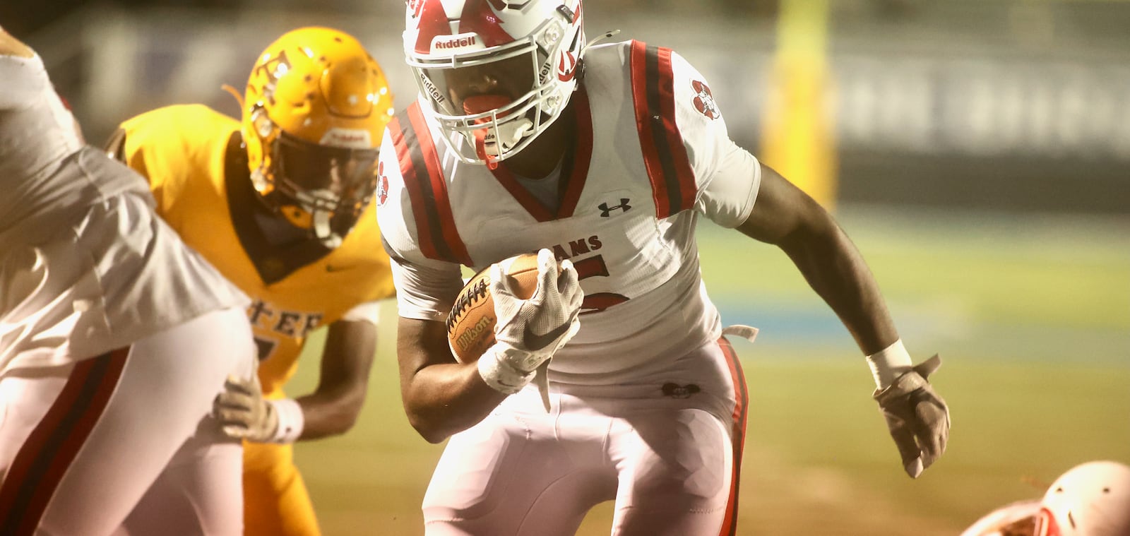 Trotwood-Madison against Alter on Friday, Sept. 12, 2025, at Roush Stadium in Kettering. David Jablonski/Staff