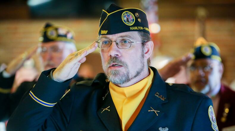 David Reed of the Chapter 15 Disabled American Veterans has been named the newest and youngest member of the Butler County Veterans Service Commission. GREG LYNCH / STAFF